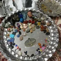 85گرم قاشق نقره کهرباباحشره نگین آتیش کش تافردافقط