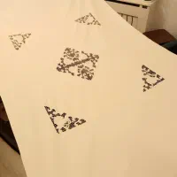 رومیزی کتان اعلا، برودری دوزی شده، کاملا نو