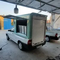 کابین وانت باراتاق عقب مسقف سایپا ۱۵۱ باربند مسقف