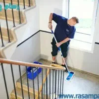 نظافت راه پله مشاعات درپرند