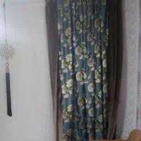 شال پرده شیک جفت همراه پرده