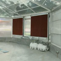 پد سلولزی و قاب گالوانیزه خانگی مرغداری گلخانه