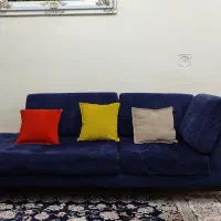 مبل راحتی سرمه ای|مبلمان خانگی و میز عسلی|کوهدشت, |دیوار