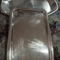 سه عدد دیس برنج بزرگ و یک عدد سینی سماور|ظروف سرو و پذیرایی|صباشهر, |دیوار