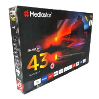 تلویزیون 43 اینچ هوشمند ماهواره سرخود مدیا استار