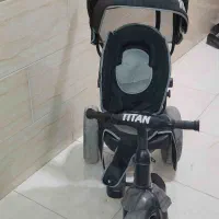 سه چرخه کالسکه ای تاشو تیتان|دوچرخه، اسکیت، اسکوتر|کرج, حصارک بالا|دیوار