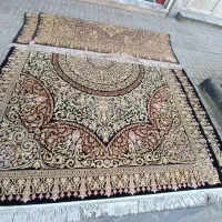 2تخته فرش خیلی تمیز 9متری ابریشمی (جنس عالی)