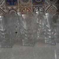 1دست لیوان شربت خوری ، سینی پذیرایی، ظرف میوه