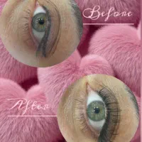 مدل اکستنشن مژه و لیفت ابرو