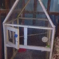 قفس پرنده چوبی