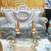 مبل فیروزه ای ۷نفره