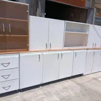 ۸متر نیم کابینت فلزی دست دوم ورق ۷۰درحدنونو