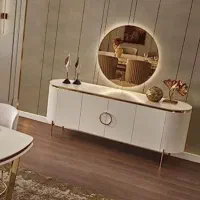 ست کنسول و میز تی وی شیاری گرد کد21