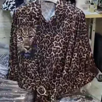 ست تیشرت و شلوار پلنگی