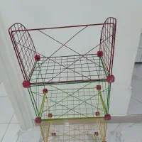 قفسه فلزی جا کتابی|کتابخانه، شلف، قفسههای دیواری|امیدیه, |دیوار