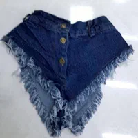 شورت جین لامبادایی زنانه