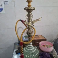 قلیان برنجی طاووس