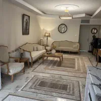 ۴ تخته فرش وینتیج طرح اسپرت کرم نسکافه ای در حد نو