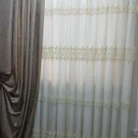 دو عدد پرده همراه با والان|پرده، رانر، رومیزی|خشکبیجار, |دیوار