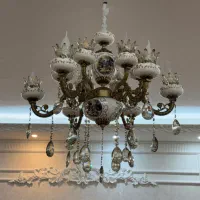 لوستر ۱۲ شاخه، چینی برنز اصل فقط ۱۷/۸۰۰