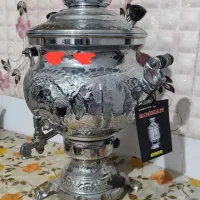 سماور گازی|سماور، چای‌ساز، قهوه‌ساز|نیشابور, خط کاشمر|دیوار