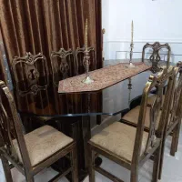 فروش میز ناهارخوری ۸ نفره|میز و صندلی غذاخوری|لامرد, |دیوار