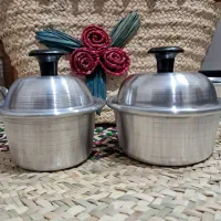 قابلمه سفالی(گمج) و قابلمه کتهپز|ظروف پختوپز|قم, شاه سید علی|دیوار