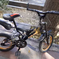 دو عدد دوچرخه سایز ۱۶ کمکدار