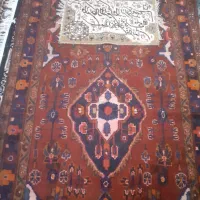 تابلوفرش۵۰در۸۰وقالی دسباف۱ونیم‌در۲ونیم