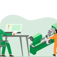 تراشکار و اوپراتور تراش CNC