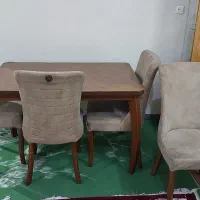 میز و صندلی ناهارخوری چهار نفره.|میز و صندلی غذاخوری|کرج, شهرک دریا|دیوار