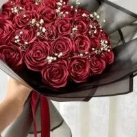 دسته گل روبانی|گل مصنوعی|بهبهان, |دیوار