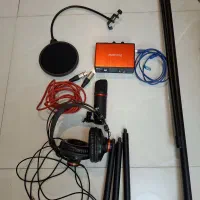 کارت صدا میکروفن استودیویی پایه میکروفن هدست