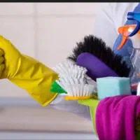 نظافت خانه راه پله و پارکینگ مراسمات و باغچه