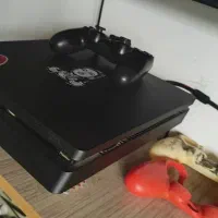PS4 slim دو دسته با کارتن|کنسول، بازی ویدئویی و آنلاین|قائم‌شهر, |دیوار