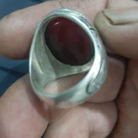 انگشتر نقره باعقیق یمنی|جواهرات|تهران, شکوفه (عبدل آباد)|دیوار