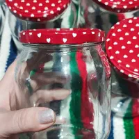 شیشه های تمیز مربا|ظروف نگهدارنده، پلاستیکی، یک‌بارمصرف|رشت, شهرک آیت الله منتظری|دیوار