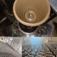 گلدان سفالی شب بو و یدالهی