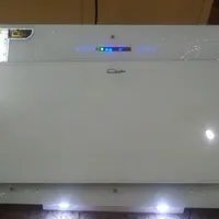 هود آندو سفید شیشه ای مورب