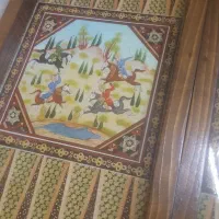 تخت نرد چوبی مینا کاری