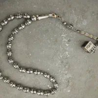 تسبیح نقره کوب و طلاکوب اصل ترکیه ای