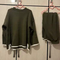 مانتو جین  شکت شلوار شافل  بافت نو|لباس|خرم‌آباد, |دیوار