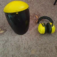 ماسک کلاهی تنظیم شونده و گوشی صدا گیر سروصدا