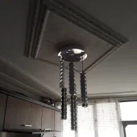 ۵ عدد لوستر کهکشانی تمام کیریستال ریموت دار|لوستر و چراغ آویز|گلستان (تهران), |دیوار