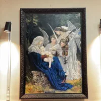 تابلو رنگ روغن آوای فرشتگان