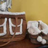 ست کیف و کفش نیم بوت ترند