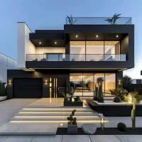 معماری بی نظیر ۳۰۵متر /تک واحد /تکمیل متریال برند