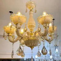 لوستر مورانو کریستالی وارداتی|لوستر و چراغ آویز|تهران, اکباتان|دیوار