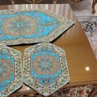 رومیزی طرح ترمه