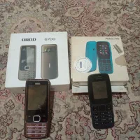دو عدد گوشی nokia 110/orod 6700